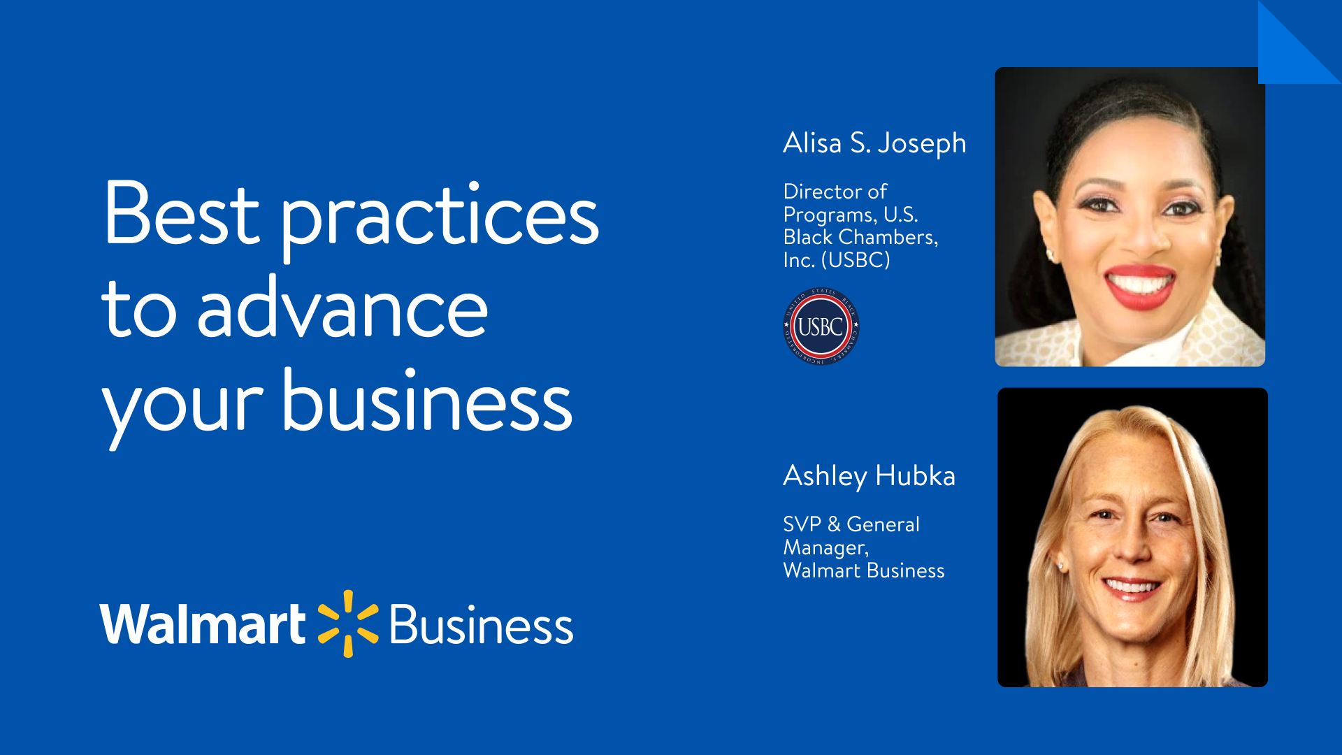 Best practices to advance your business Watch on-demand 